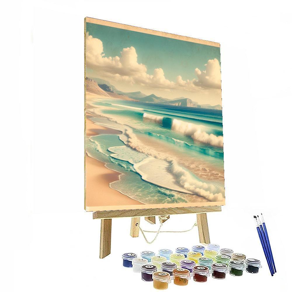 Vintage Coastal Paint By Numbers Kits