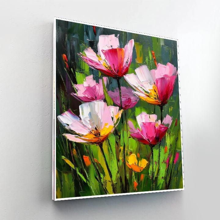 Springtime Dance Number Painting