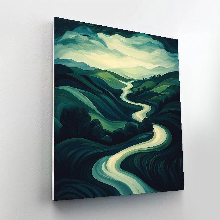 Caravaggio Inspired The Path Of Dreams  Paint By Color