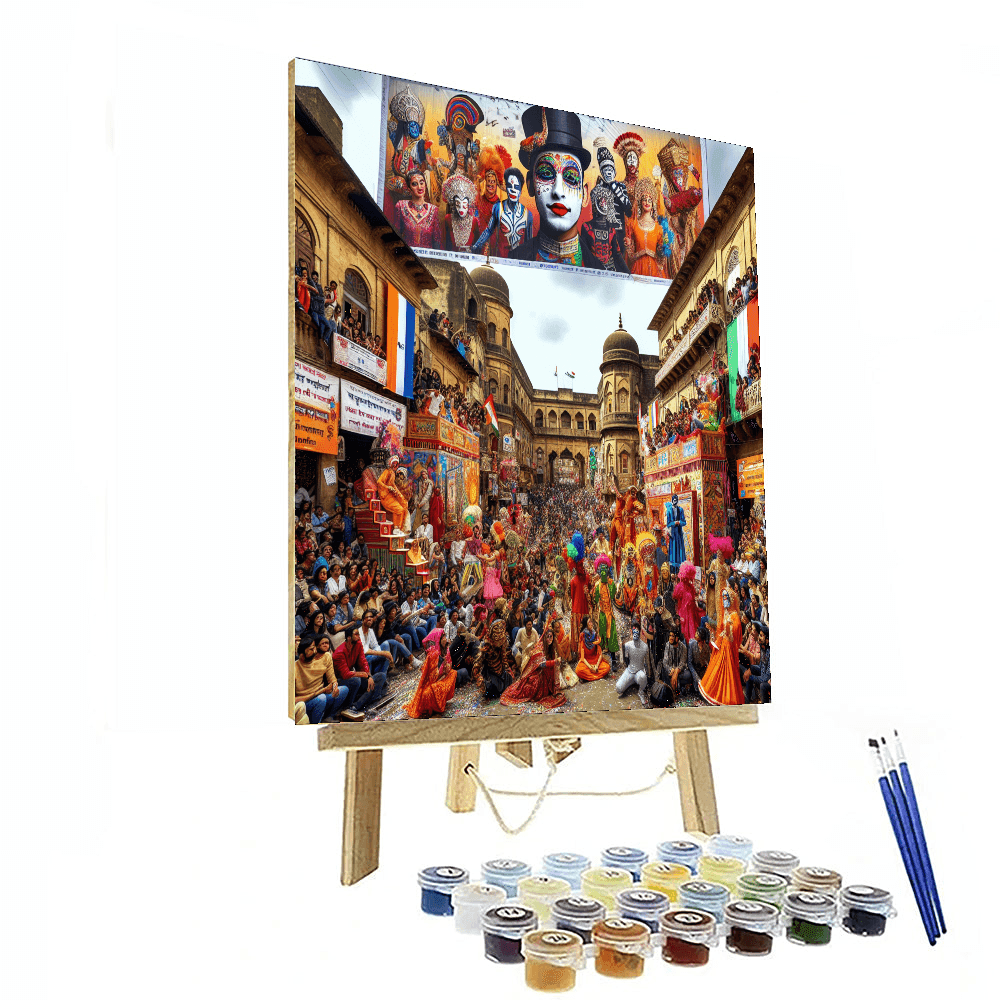International Festival Of Arts - Edinburgh, Scotland Painting By Numbers Kit