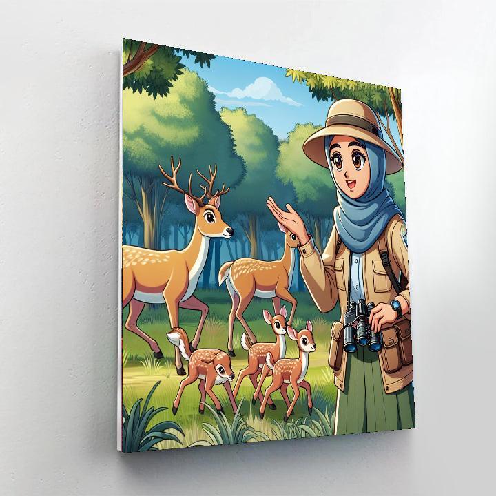 Wildlife Ranger Challenge Painting By Numbers Kit