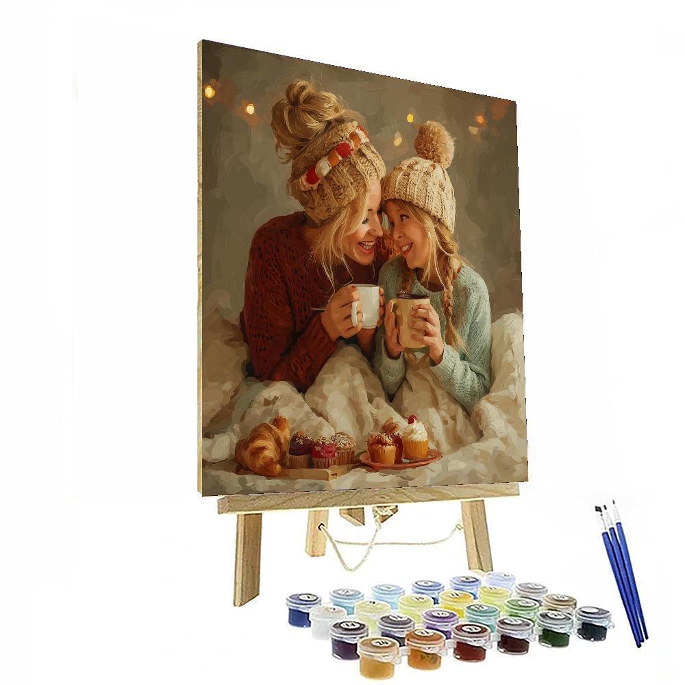 Happiness In A Cup Numbered Painting Kits