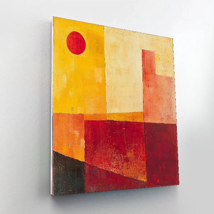 Paul Klee Inspired Balance Of Color And Form  Paint By Number