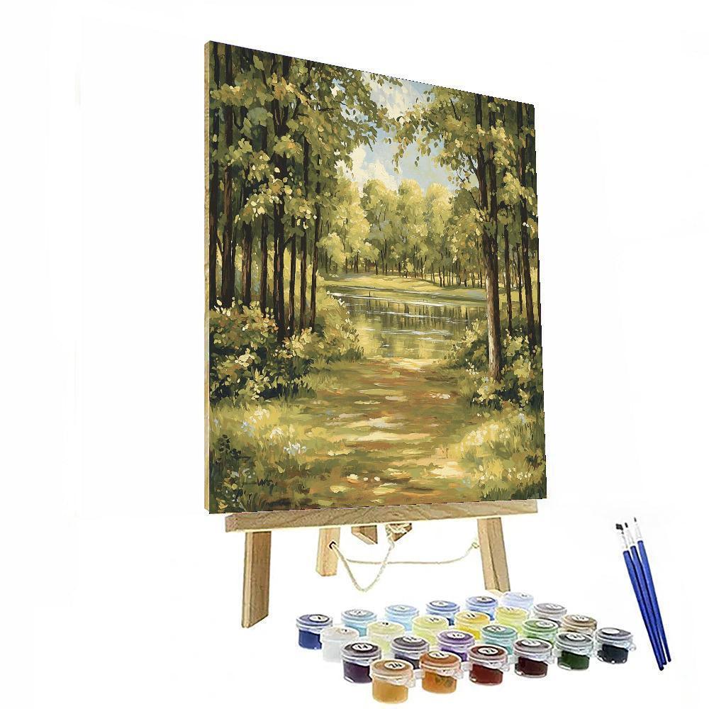 John Constable Inspired Serenity Of The Woods  Numbered Painting Kits