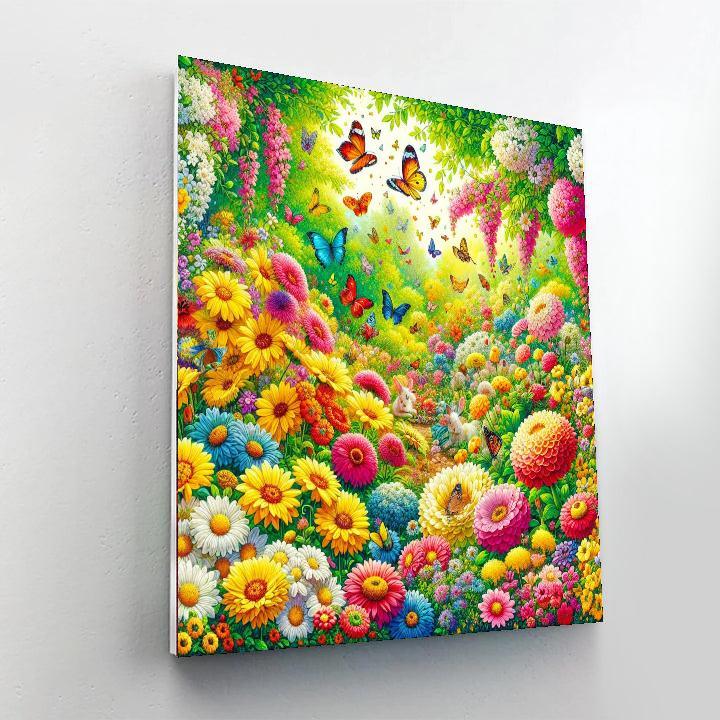 Delightful Garden Of Dreams Numbered Painting Kits