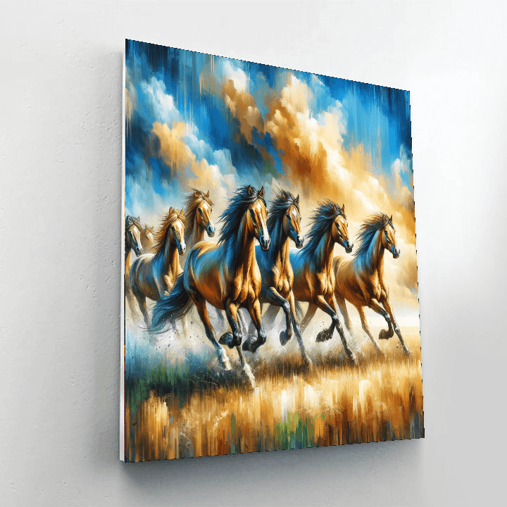 Wild Horse Spirit DIY Paint By Numbers