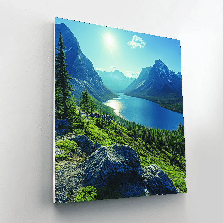 The Icefields Parkway Paint By Numbers Kits