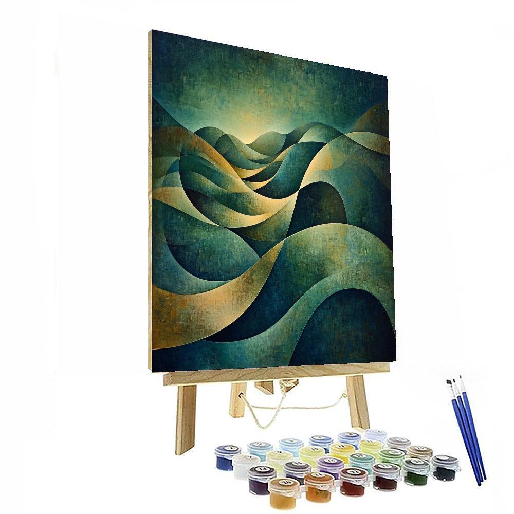 Max Ernst Inspired Subconscious Realms  Paint By Numbers Kits