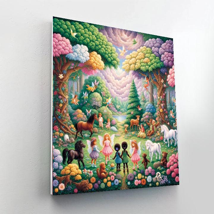 Magical Forest Dreams DIY Paint By Numbers