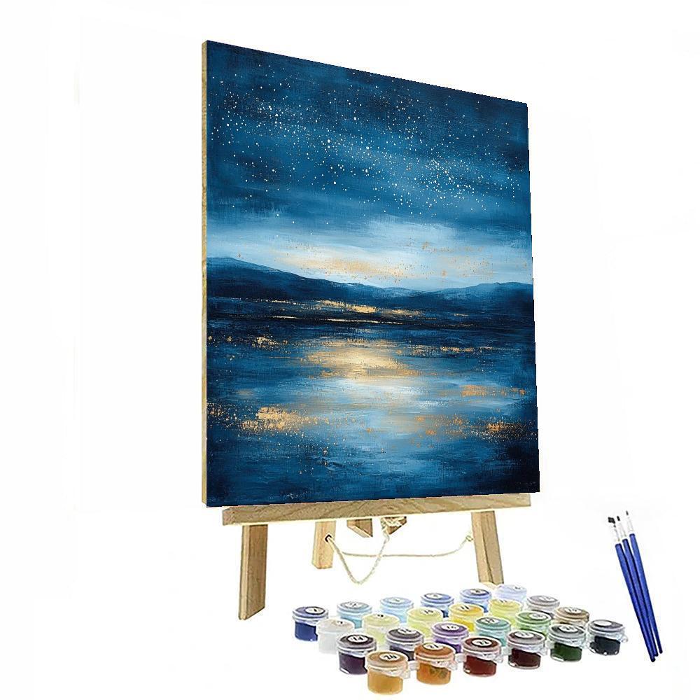 Georges Seurat Inspired Twinkling Skies  Paint By Numbers Art
