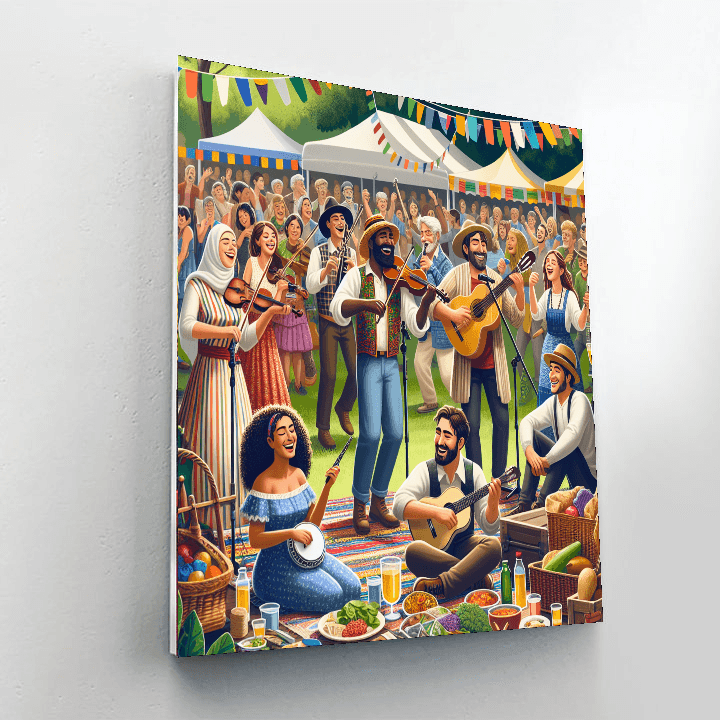 Folk Festivals - Usa Paint By Color