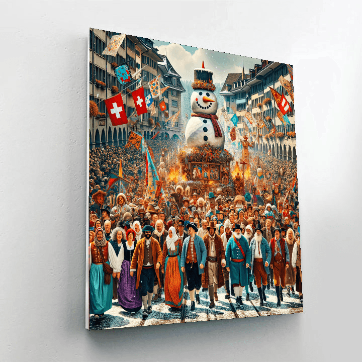 Sechseläuten - Zurich Numbered Painting Kits