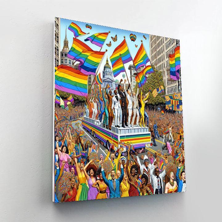 San Francisco Pride Parade - Usa DIY Paint By Numbers