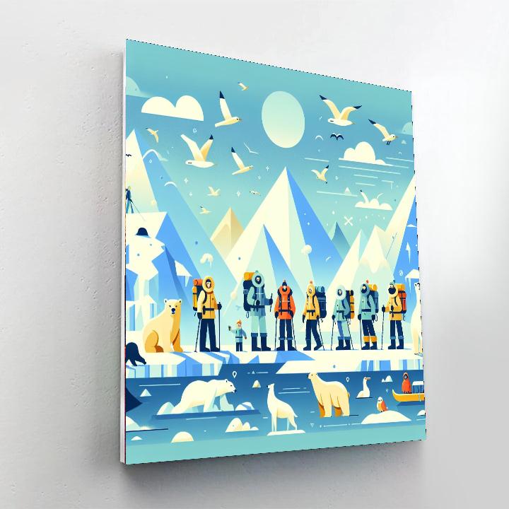 Arctic Explorers Expedition Paint By Number