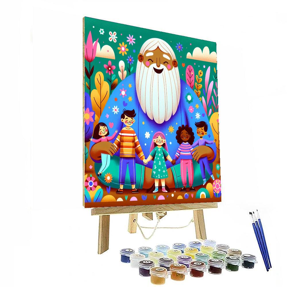 Friendly Giants Painting Number Kit