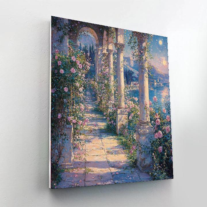 Lawrence Alma-Tadema Inspired Astral Blossom Serenity  Painting By Numbers Kit