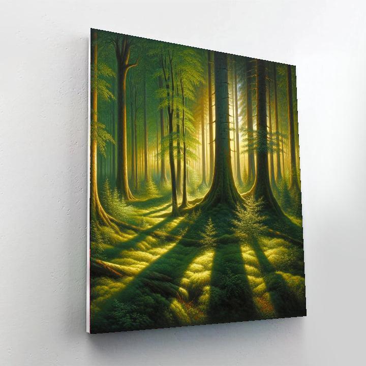 Enchanted Forest Light Painting By Numbers Kit
