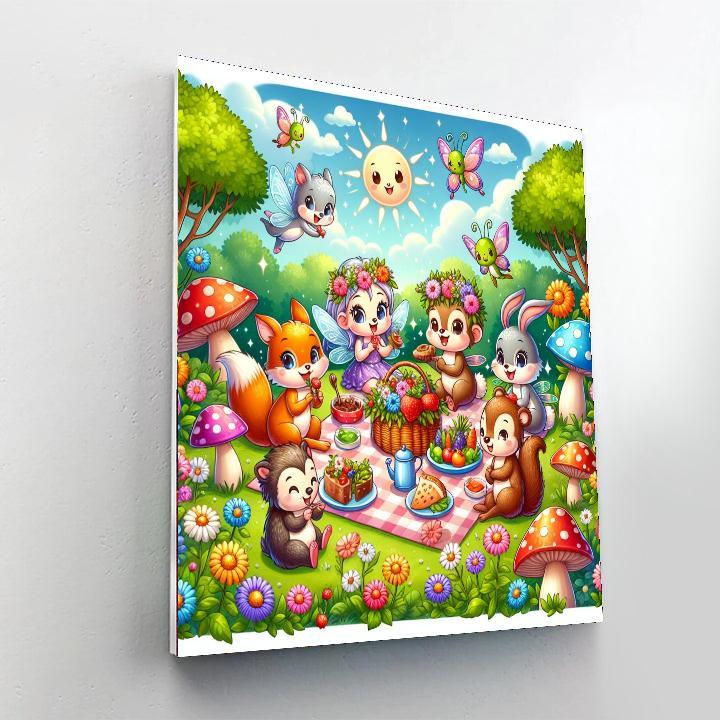 Charming Fairy Tale Picnic Paint By Number
