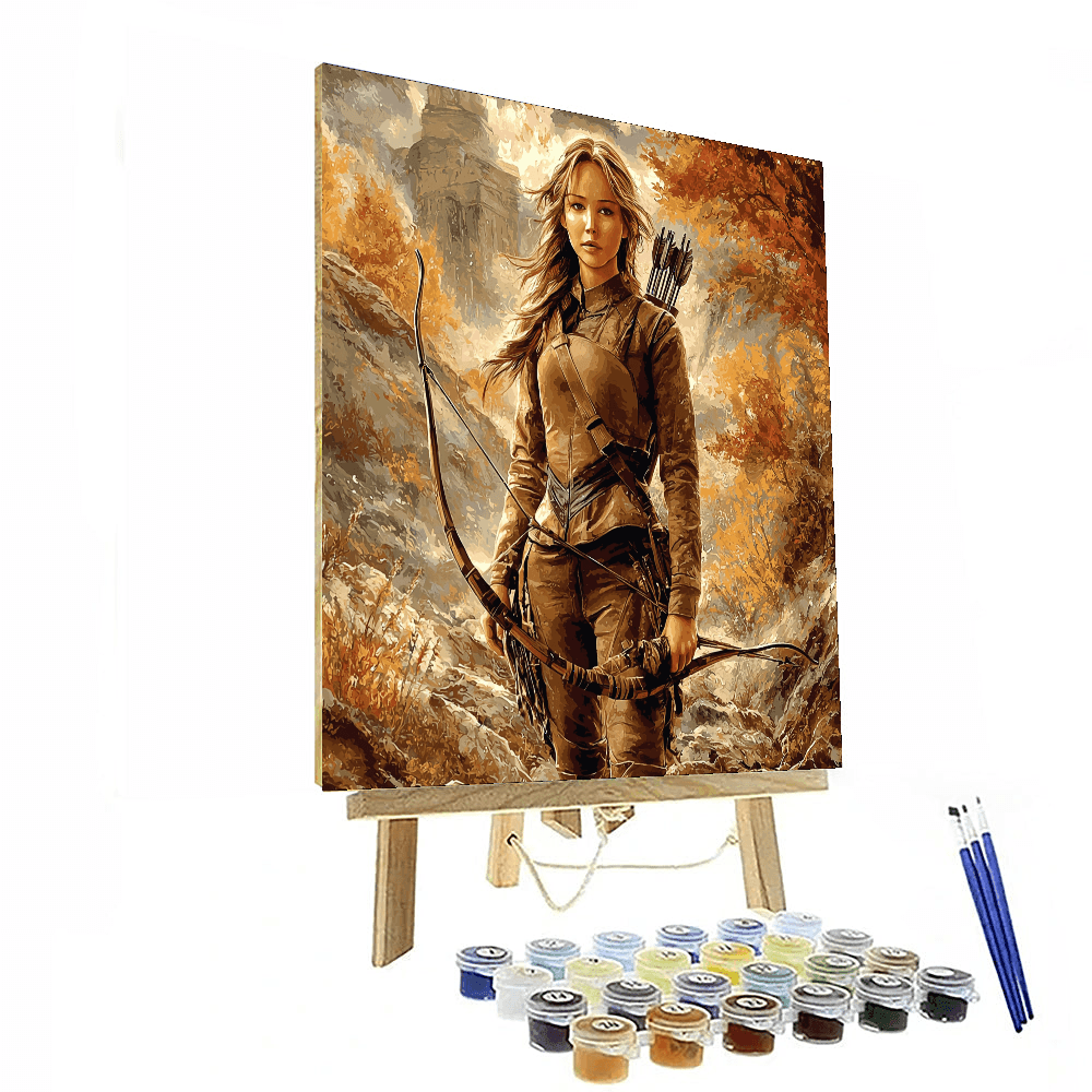 Jennifer Lawrence: Fearless Journey Through Stardom Paint By Numbers