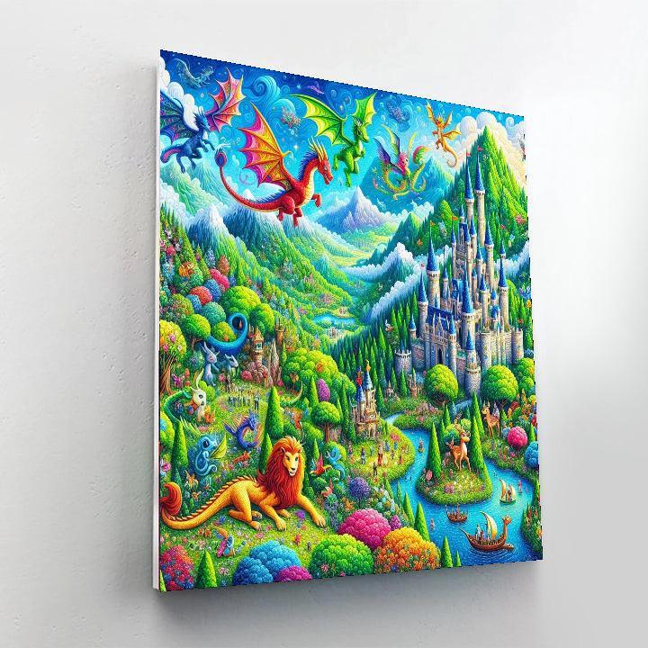 Exciting Fantasy World Painting Number Kit