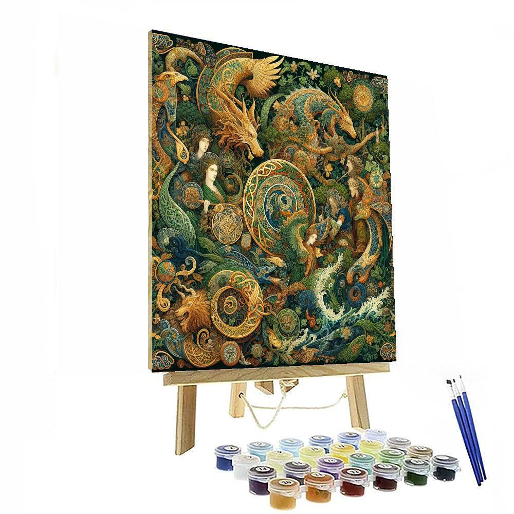 Celtic Mythical Legends Painting Number Kit