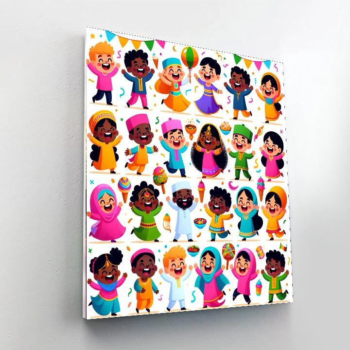Festive Celebration Around The World Paint By Numbers