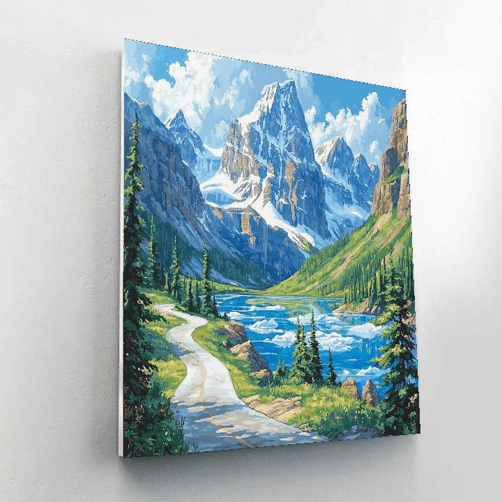 Icefields Parkway - Alberta Paint By Numbers Kits