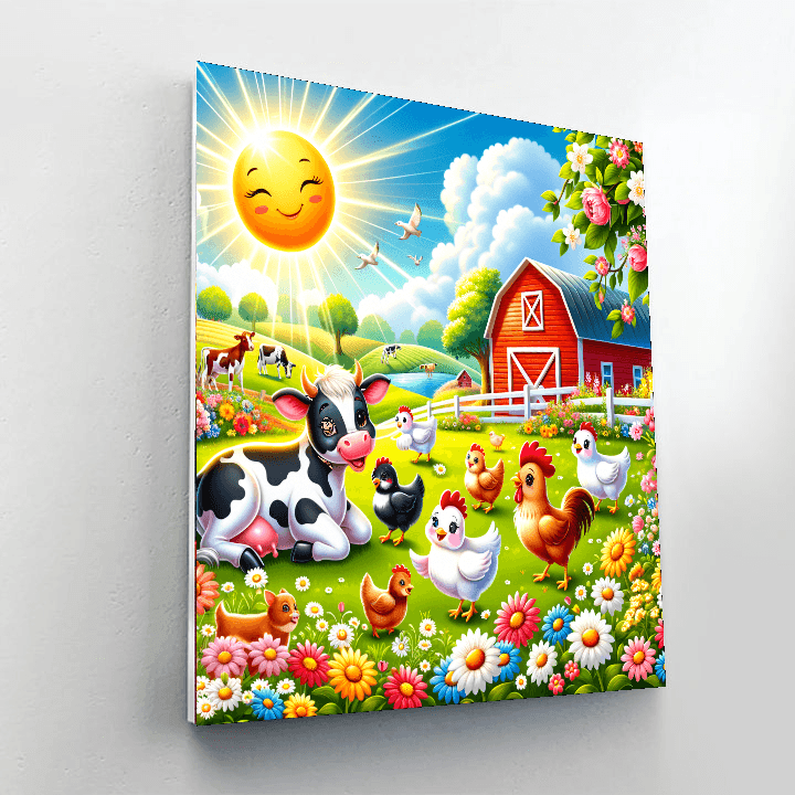 Sunny Days On The Farm Paint By Number