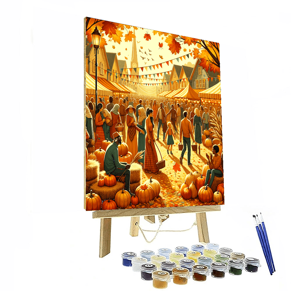 Joyful Autumn Festival Numbered Painting Kits
