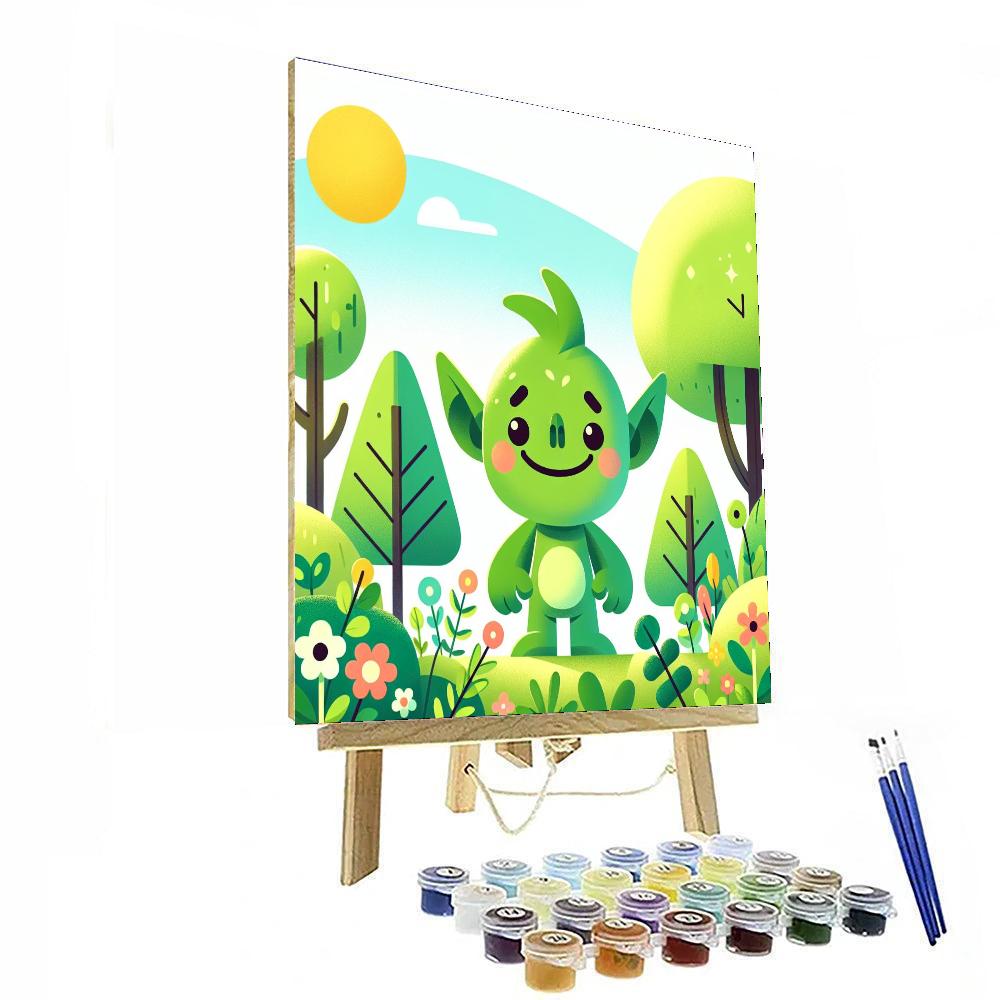Giggly Goblin Number Painting