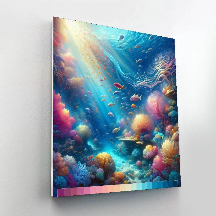 Dreamy Underwater Paradise Numbered Painting Kits