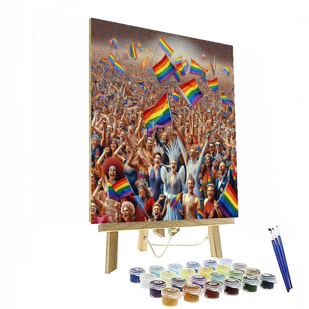 Harvey Milk Day - California DIY Paint By Numbers