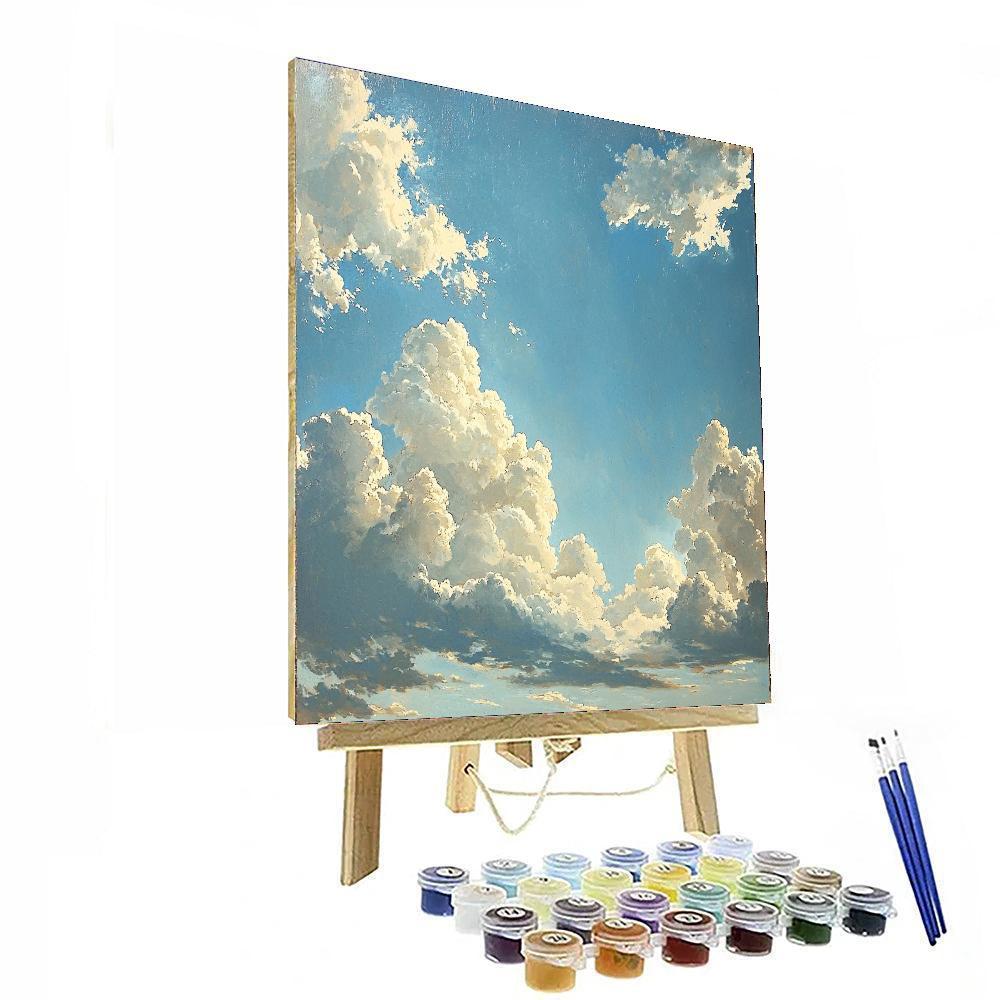Leonardo Da Vinci Inspired The Serenity Of Sky  DIY Paint By Numbers