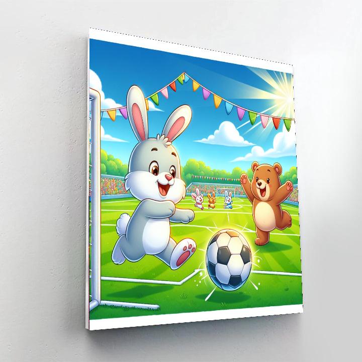 Animal Sports Challenge Numbered Painting Kits