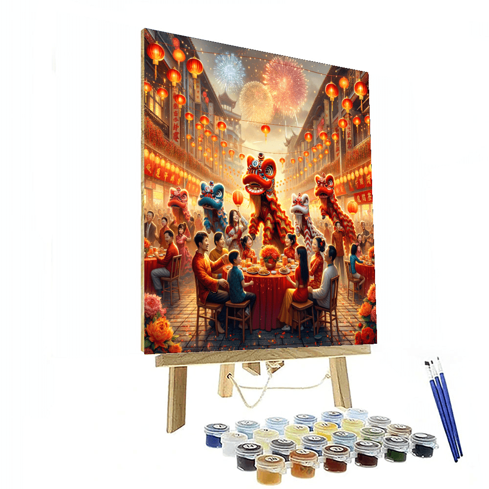 Chinese New Year Celebrations Paint By Numbers