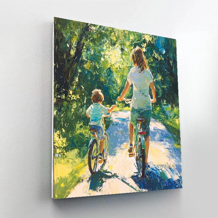 Her Gentle Guidance Paint By Numbers