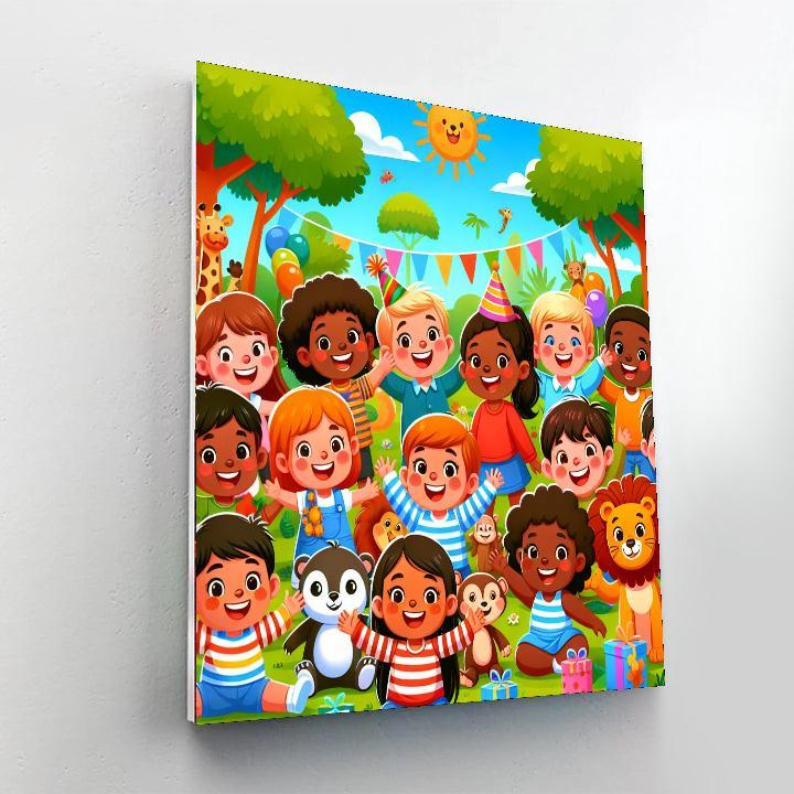 Jungle Adventure Party Paint By Numbers Kits