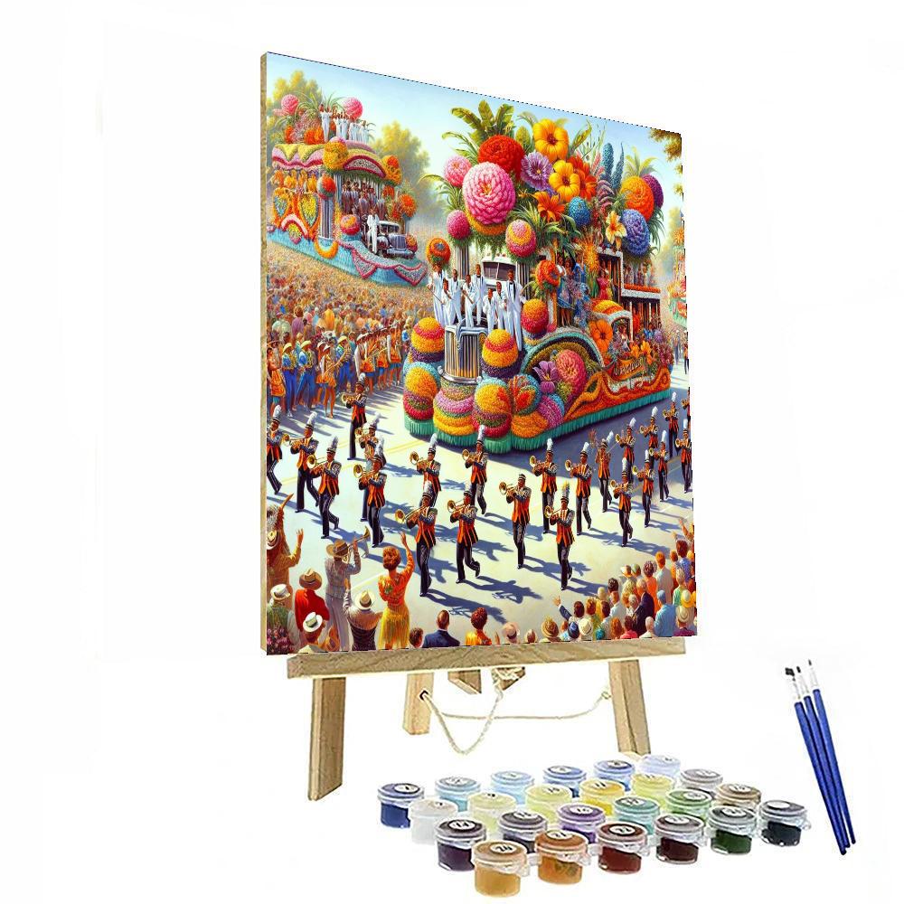 Pasadena Rose Parade - Usa Number Painting