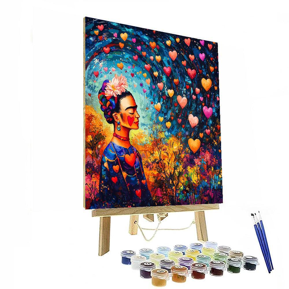 Frida Kahlo Inspired Dreamscape Of Identity  Painting Number Kit