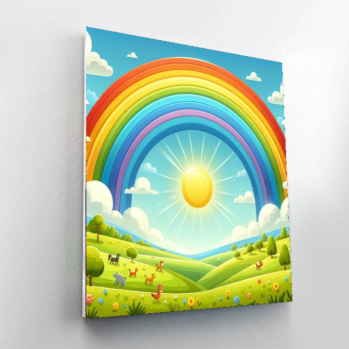 Radiant Rainbow World Paint By Color