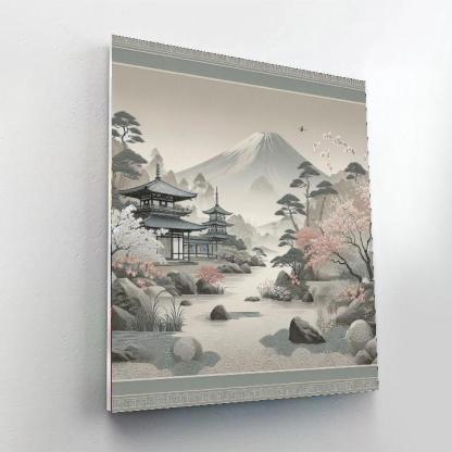 Japan's Tranquil Elegance Number Painting
