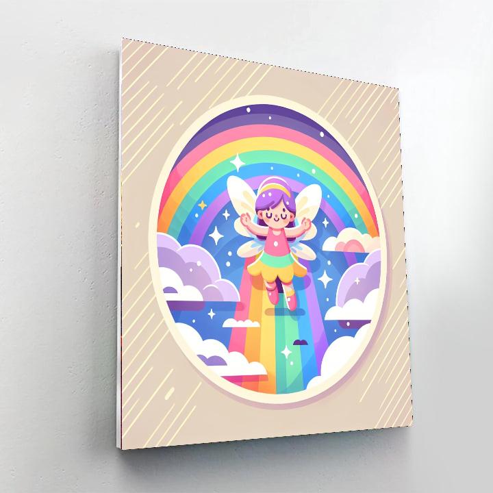 Rainbow Fairy Adventure DIY Paint By Numbers