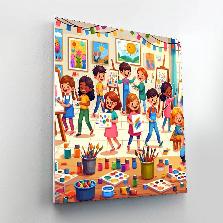 Little Artists Gallery Number Painting