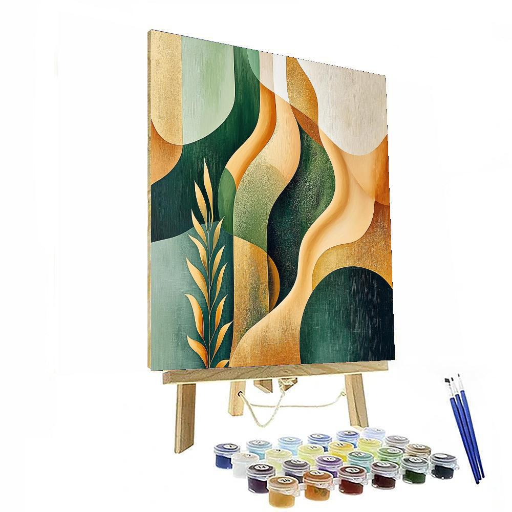 Leonardo Da Vinci Inspired Evolving Forms  Paint By Numbers