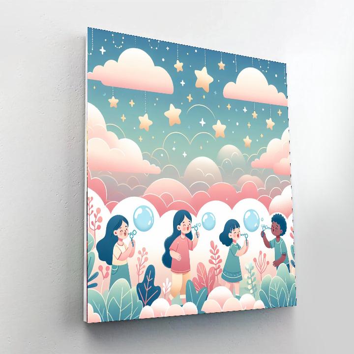 Bubbles And Dreams Painting Number Kit