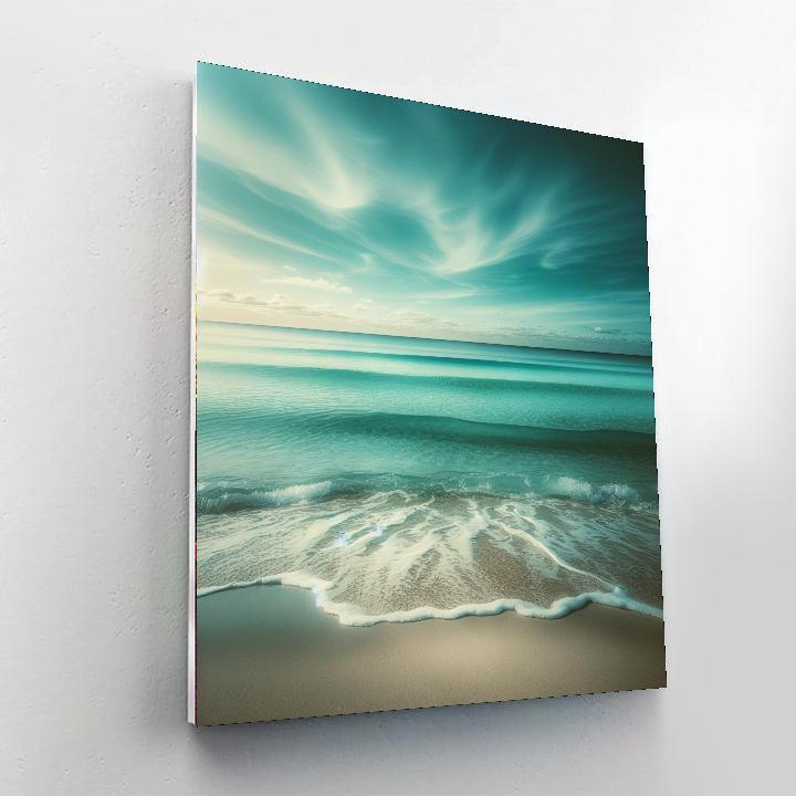 Serene Ocean Whispers Numbered Painting Kits