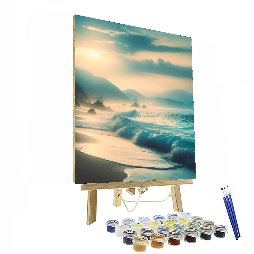Coastal Harmony Painting Number Kit