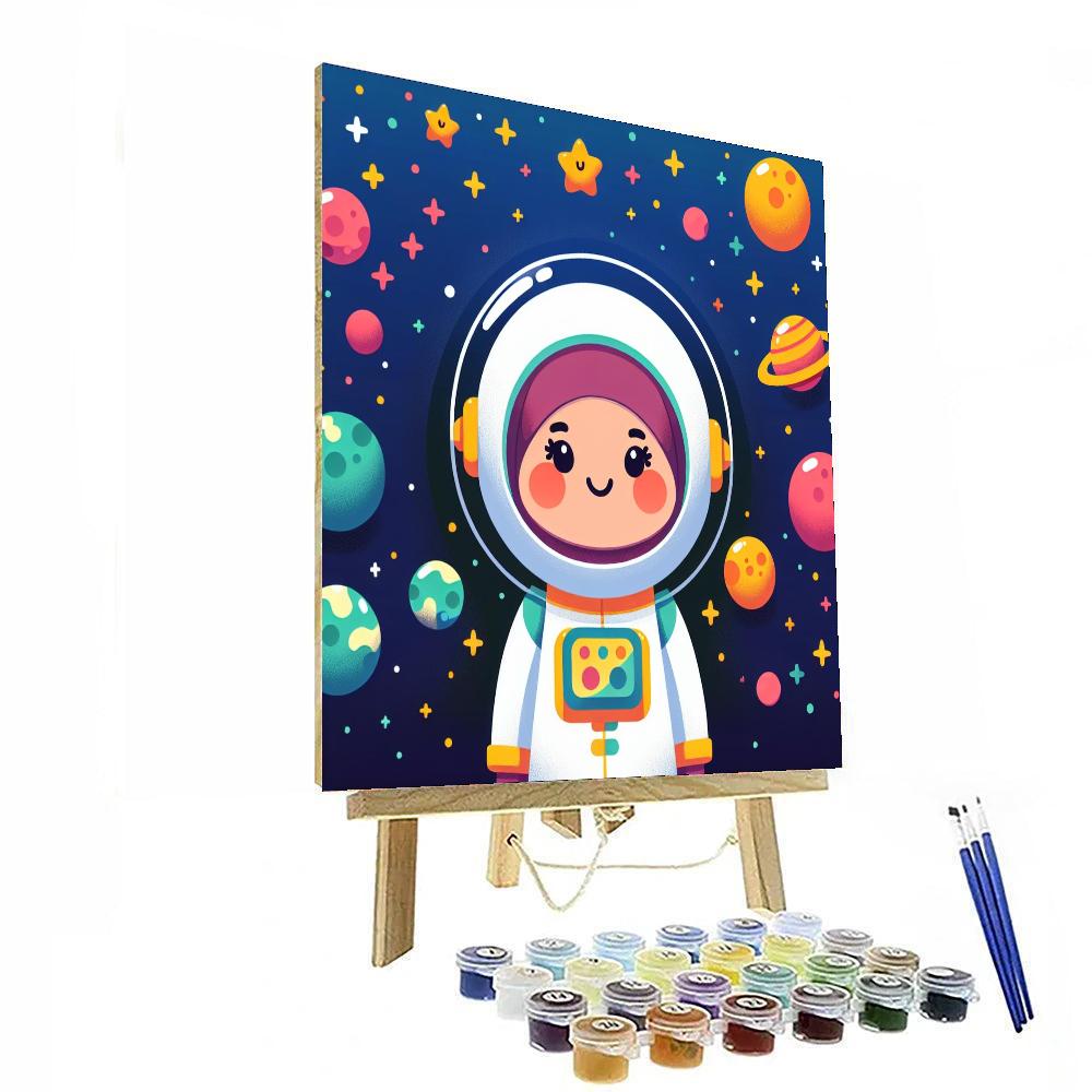 Amazing Astronaut Paint By Number
