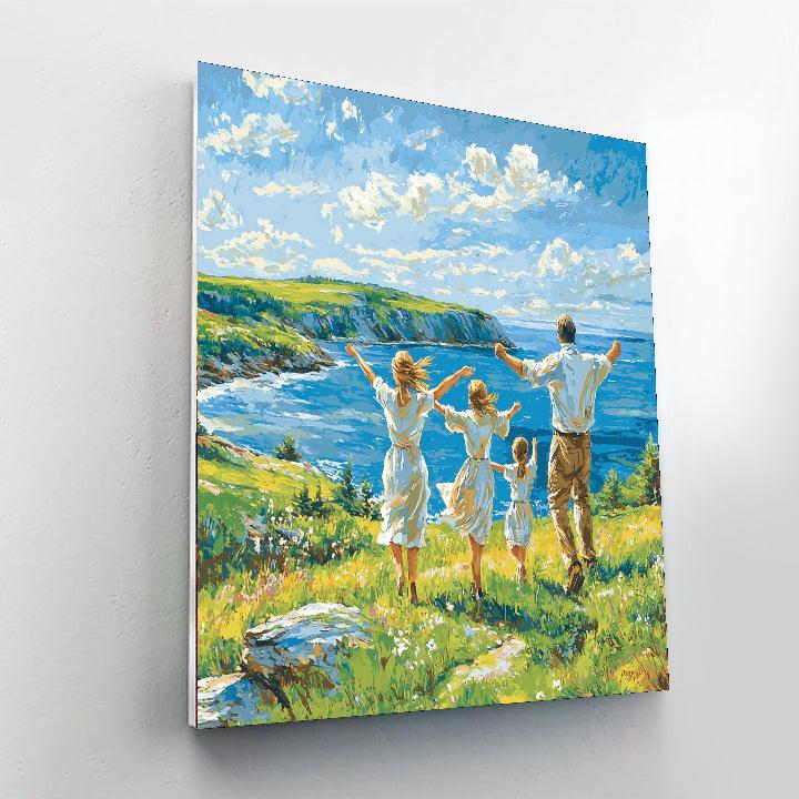 A Mother’s Guiding Hand Numbered Painting Kits