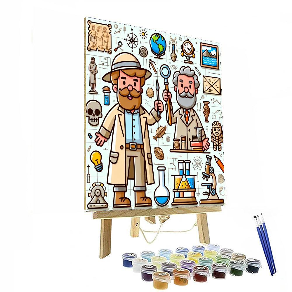 Historical Heroes Quest Numbered Painting Kits